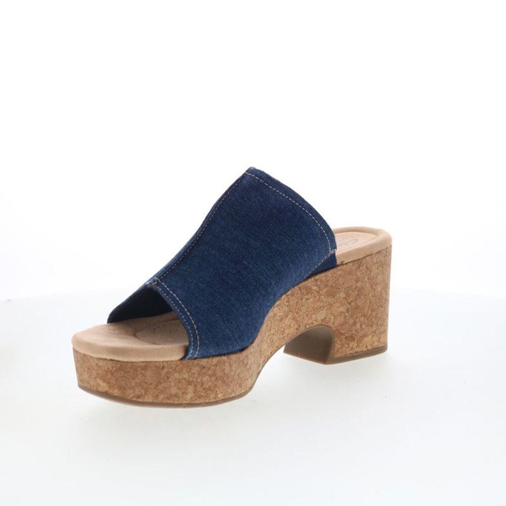 Clarks Womens Nerisa Vine Blue Shoes (NWT) - Picture 4 of 7